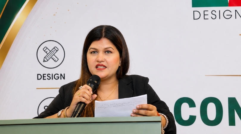 Edu Brain Academy convocation event anchoring by Supriya Ma'am