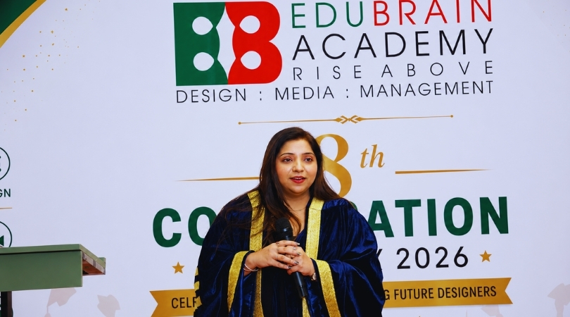 Edu Brain 8th Annual Convocation and Graduation Ceremony - Shilpi Ma'am