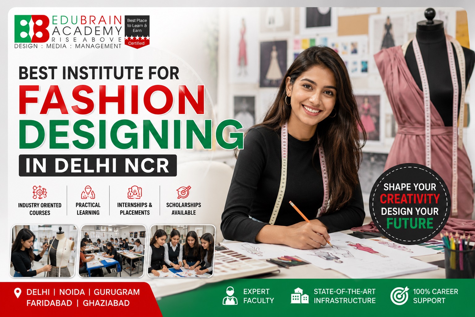 Best Institute for Fashion Designing in Delhi NCR for Creative Students