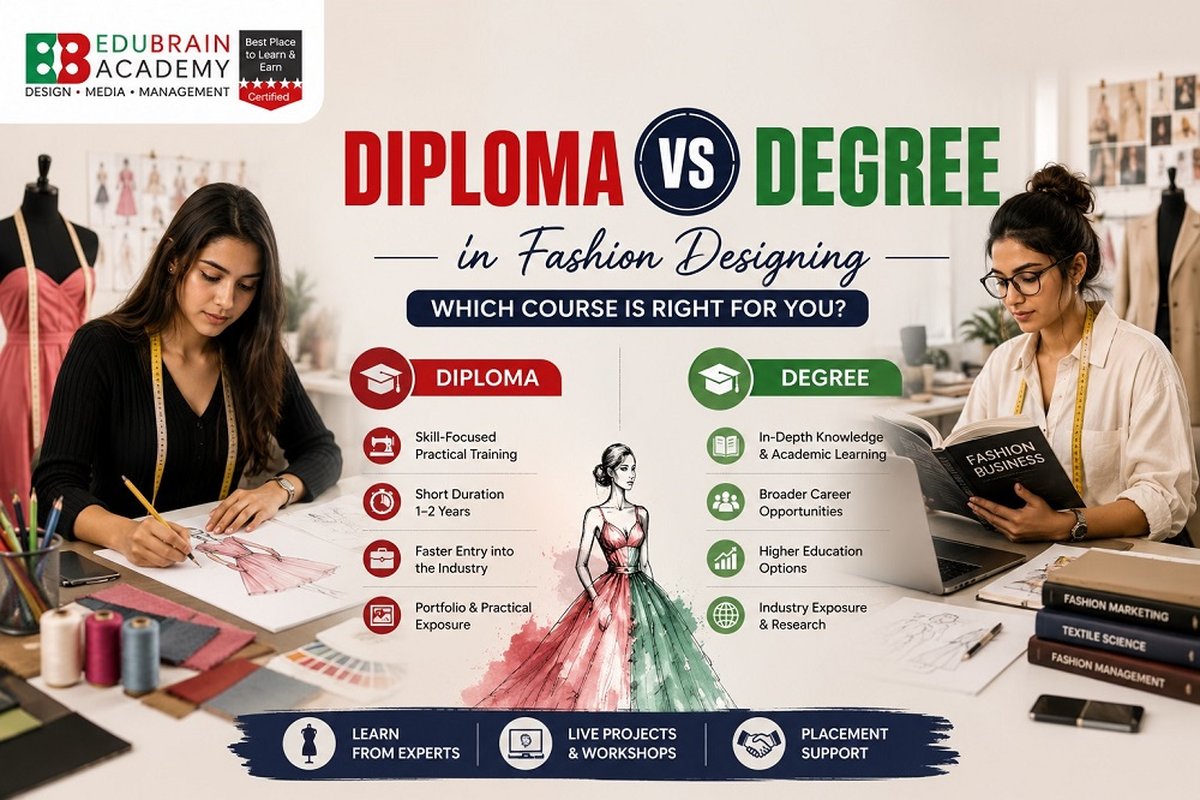Diploma vs Degree in Fashion Designing